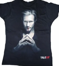 True Blood - Eric Northman Portrait Black Female T-Shirt
