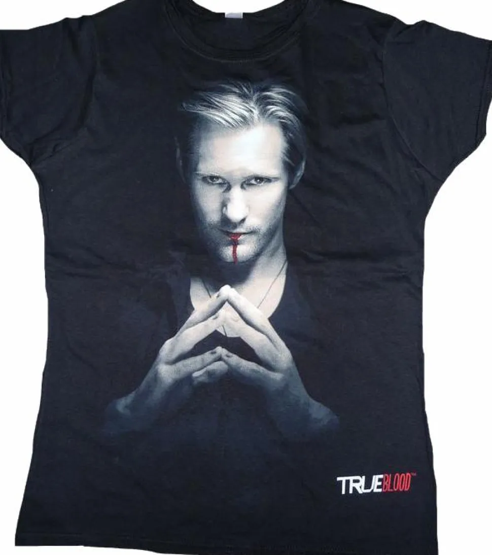 True Blood - Eric Northman Portrait Black Female T-Shirt