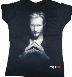 True Blood - Eric Northman Portrait Black Female T-Shirt