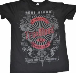 True Blood - Real Blood is for Suckers Distressed Male T-Shirt