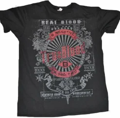True Blood - Real Blood is for Suckers Distressed Male T-Shirt