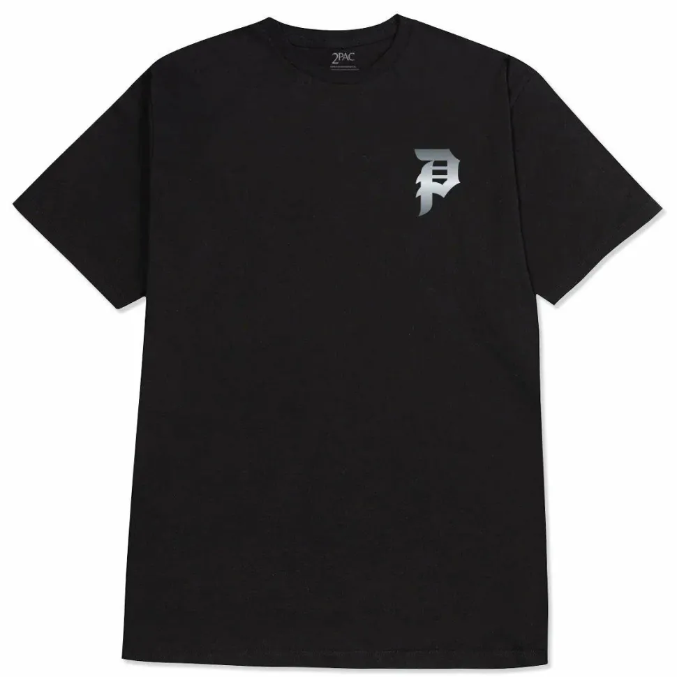 Tupac - Tupac x Primitive Brilliance Black T-Shirt