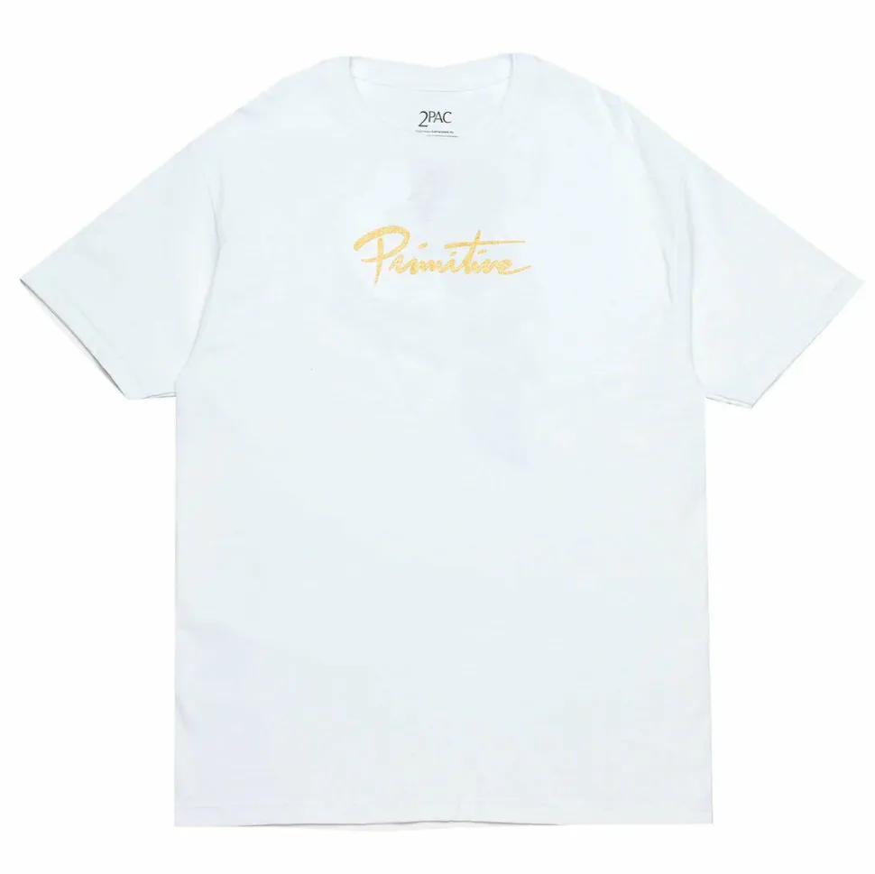 Tupac - Tupac x Primitive Praise White T-Shirt