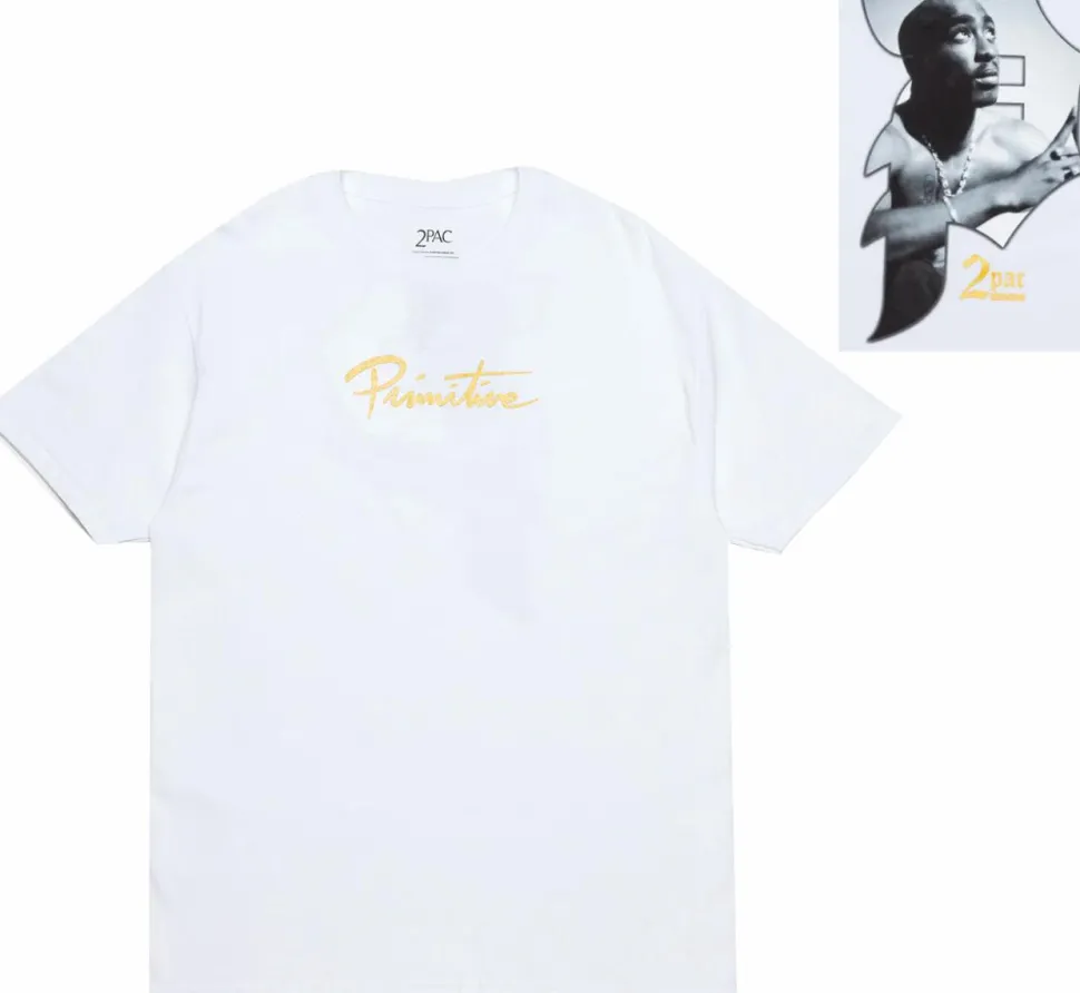 Tupac - Tupac x Primitive Praise White T-Shirt