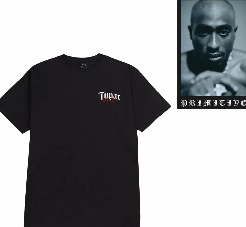 Tupac - Tupac x Primitive Royalty Black T-Shirt
