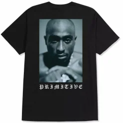 Tupac - Tupac x Primitive Royalty Black T-Shirt