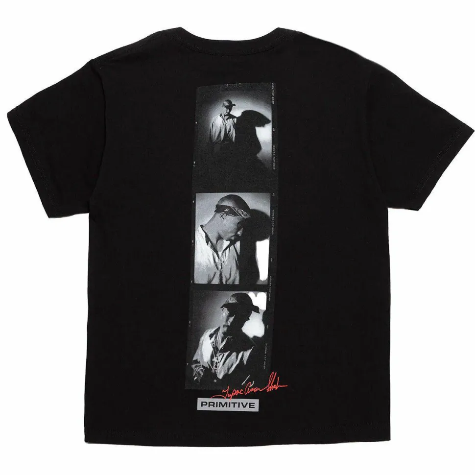 Tupac - Tupac x Primitive Shadows Black T-Shirt