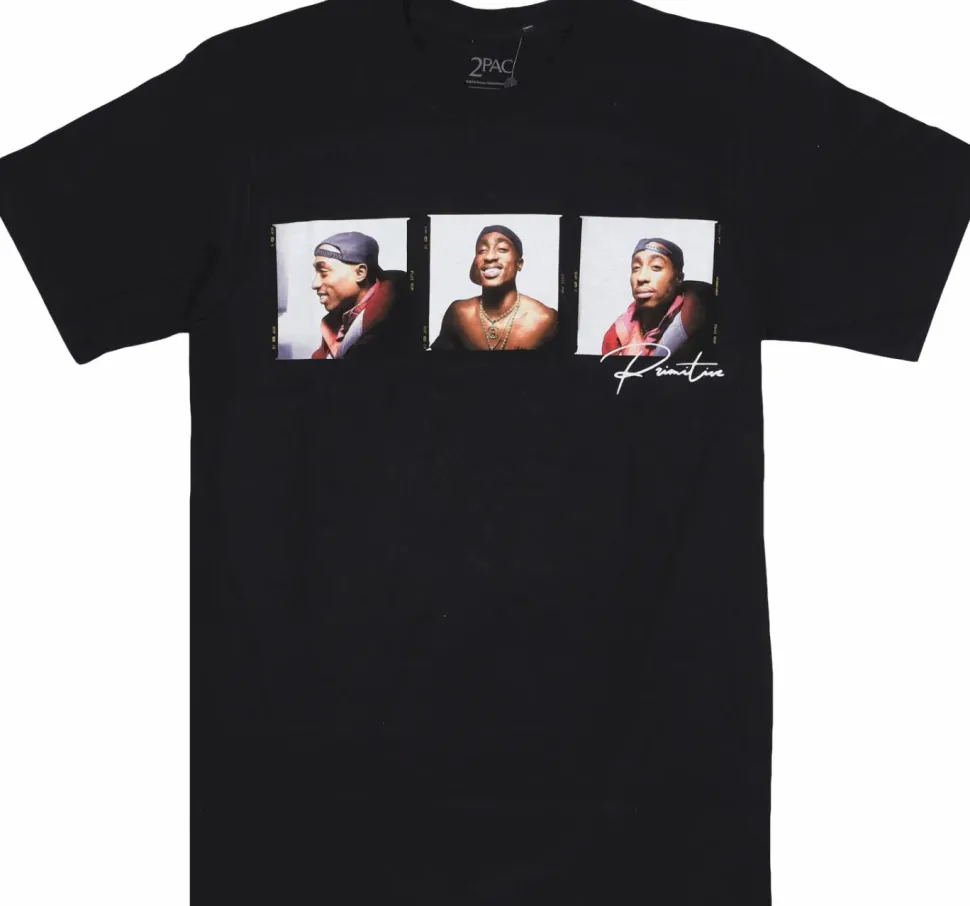 Tupac - Tupac x Primitive Truth Black T-Shirt