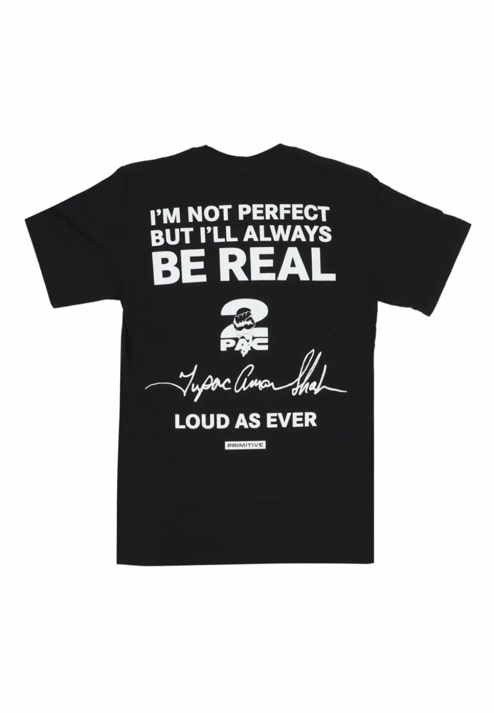 Tupac - Tupac x Primitive Truth Black T-Shirt