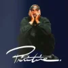 Tupac - Tupac x Primitive Shakur Navy 8.0” Skateboard Deck (Deck Only)