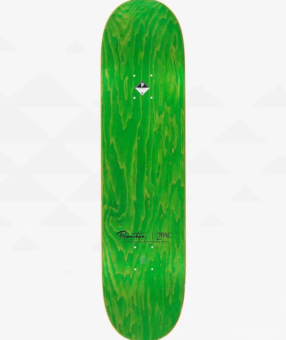 Tupac - Tupac x Primitive Truth Gold 8.0" Skateboard Deck (Deck Only)
