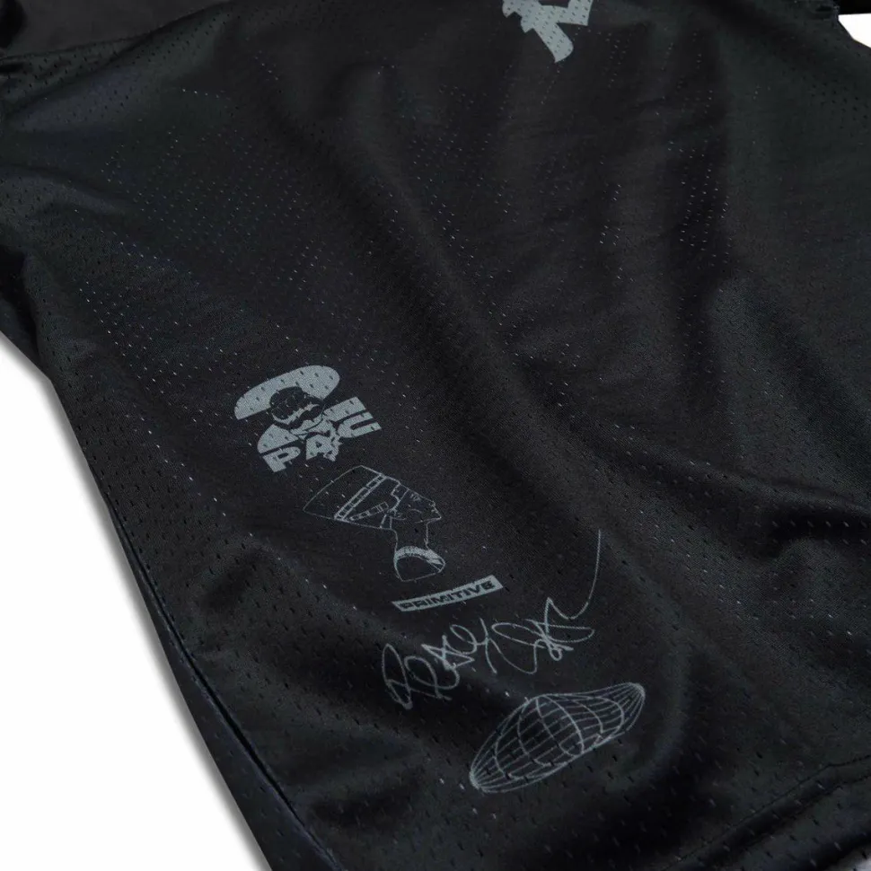 Tupac - Tupac x Primitive Icon Black Mesh Jersey