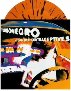 Turbonegro - Hot Cars & Spent Contraceptives LP Vinyl Record (Orange With Black Splatter Coloured Vinyl)