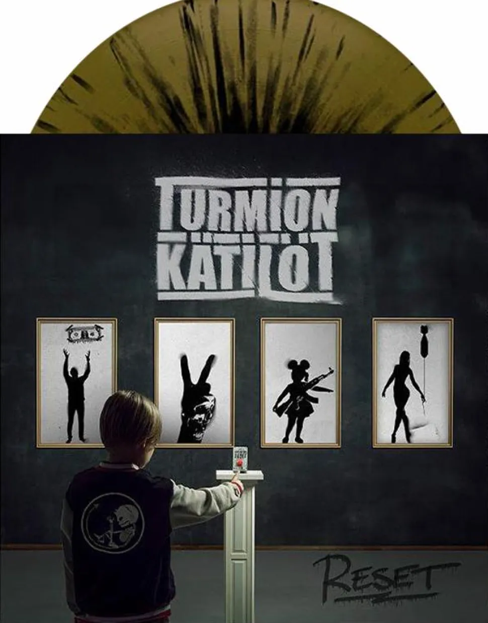 Turmion Kätilöt - Reset LP Vinyl Record (Gold & Black Splatter Coloured Vinyl)