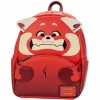 Turning Red - Mei as Red Panda Cosplay 10” Faux Leather Mini Backpack