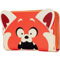 Turning Red - Mei as Red Panda Cosplay 4” Faux Leather Zip-Around Wallet
