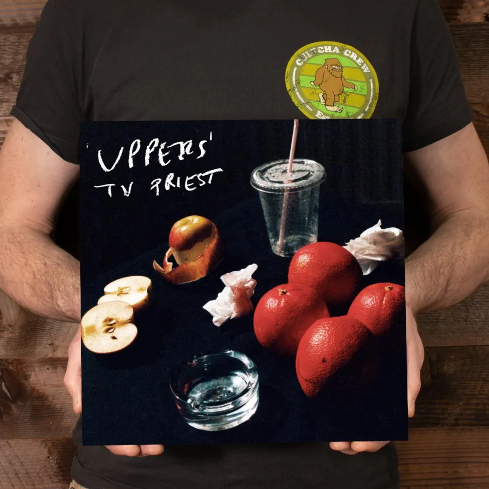 TV Priest - Uppers LP Vinyl Record (Loser Edition Gold Splatter Vinyl)