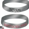 Twilight Saga: Eclipse - Team Switzerland Shield Rubber Bracelets