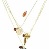 Twilight Saga: New Moon - Feather Circle Triple Chain Necklace