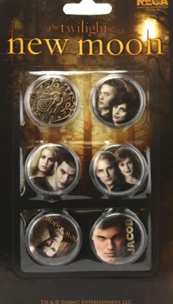 Twilight Saga: New Moon - Jacob and the Cullens Pins (Set of 6)