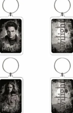 Twilight Saga: Twilight - Lucite Keychain 2-Pack (Set #1) Edward and Bella
