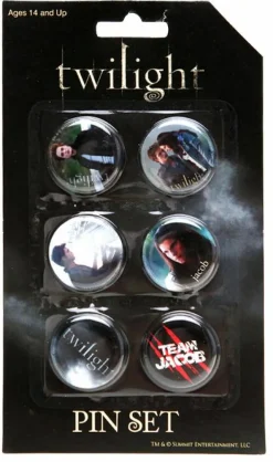 Twilight Saga: Twilight - Team Jacob Style A Pin (Set of 6)
