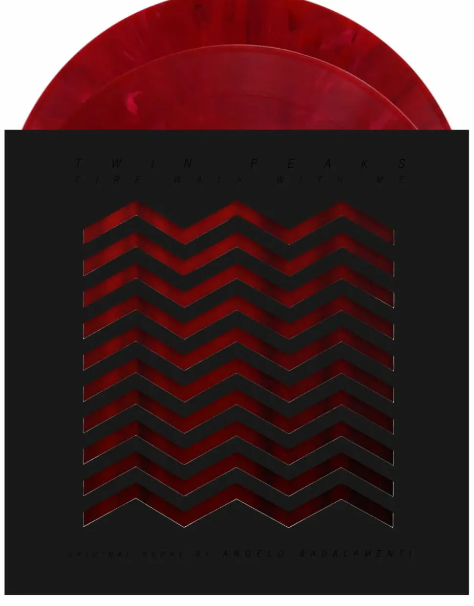 Twin Peaks: Fire Walk With Me - Original Motion Picture Soundtrack by Angelo Badalamenti 2xLP Vinyl Record (Cherry Pie Coloured Vinyl)