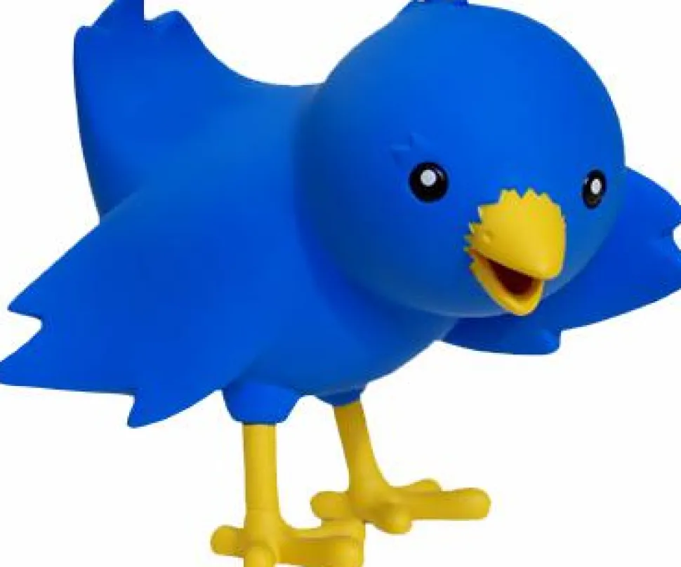 Twitter - Ollie The Twitterriffic Blue Bird 4 Vinyl Iconfactory
