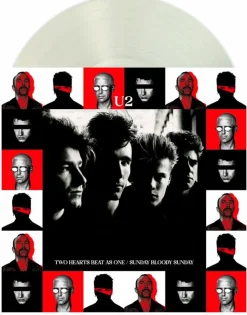 U2 - Two Hearts Beat As One / Sunday Bloody Sunday 40th Anniversary EP Vinyl Record (2023 Record Store Day Exclusive White Vinyl)