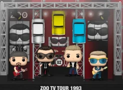 U2 - Zoo TV 1993 Tour Deluxe Pop! Moment Vinyl Figure 4-Pack