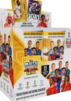 UEFA - 2024/25 Topps Match Attax Extra Soccer Trading Cards Box (Display of 24)