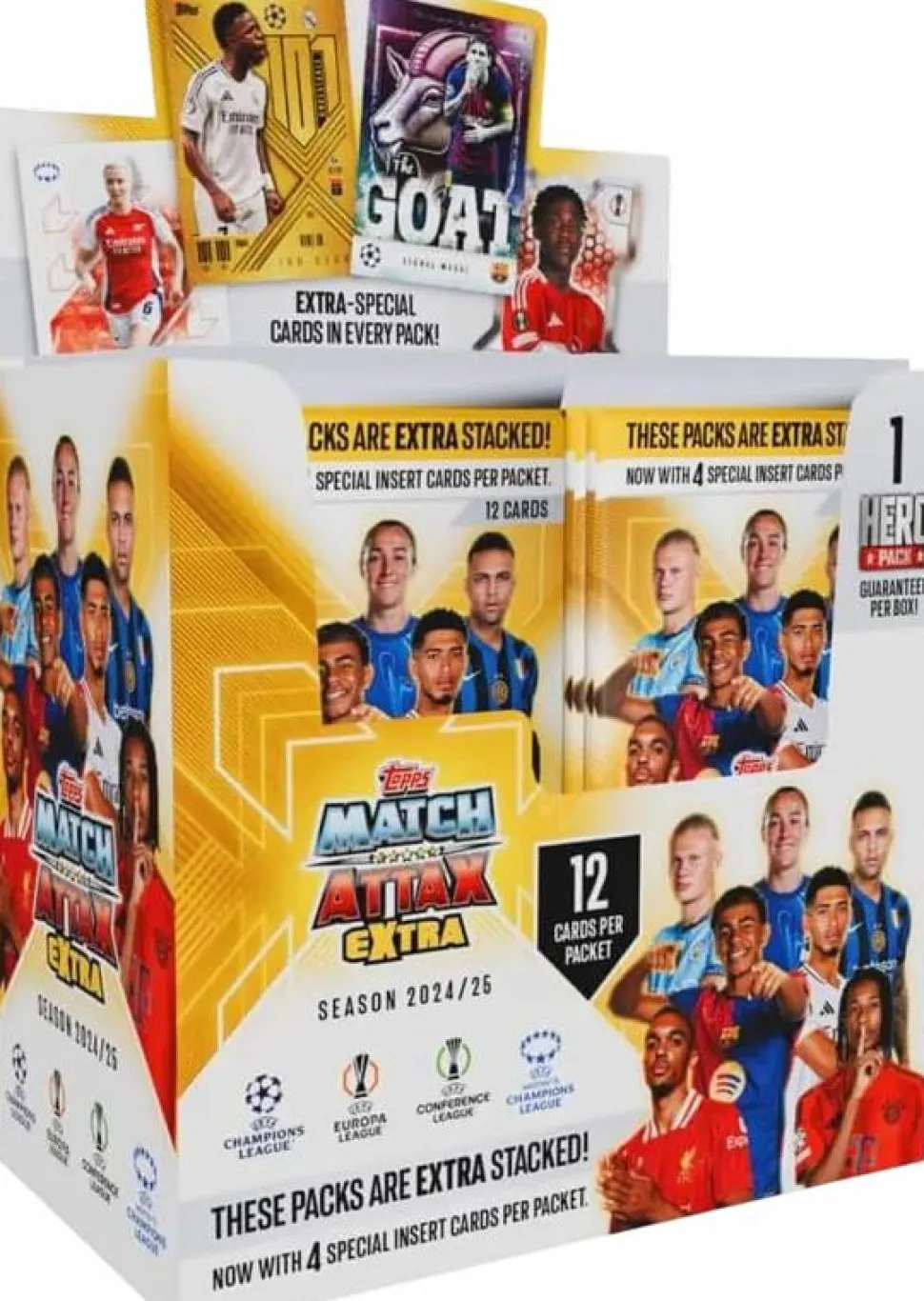 UEFA - 2024/25 Topps Match Attax Extra Soccer Trading Cards Box (Display of 24)