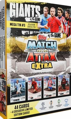 UEFA - 2024/25 Topps Match Attax Extra Soccer Trading Cards Mega Tin