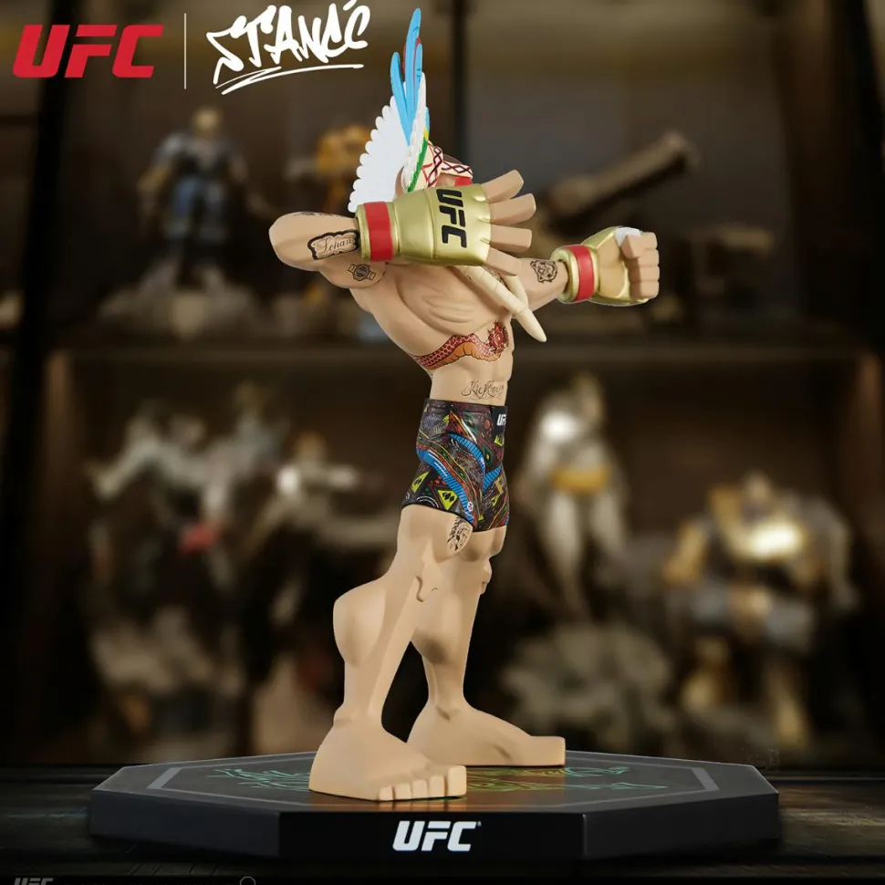 UFC - Alex Pereira Bow & Arrow Tribal Pose with Headdress Limited Edition 11" Vinyl Figure by Tracy Tubera
