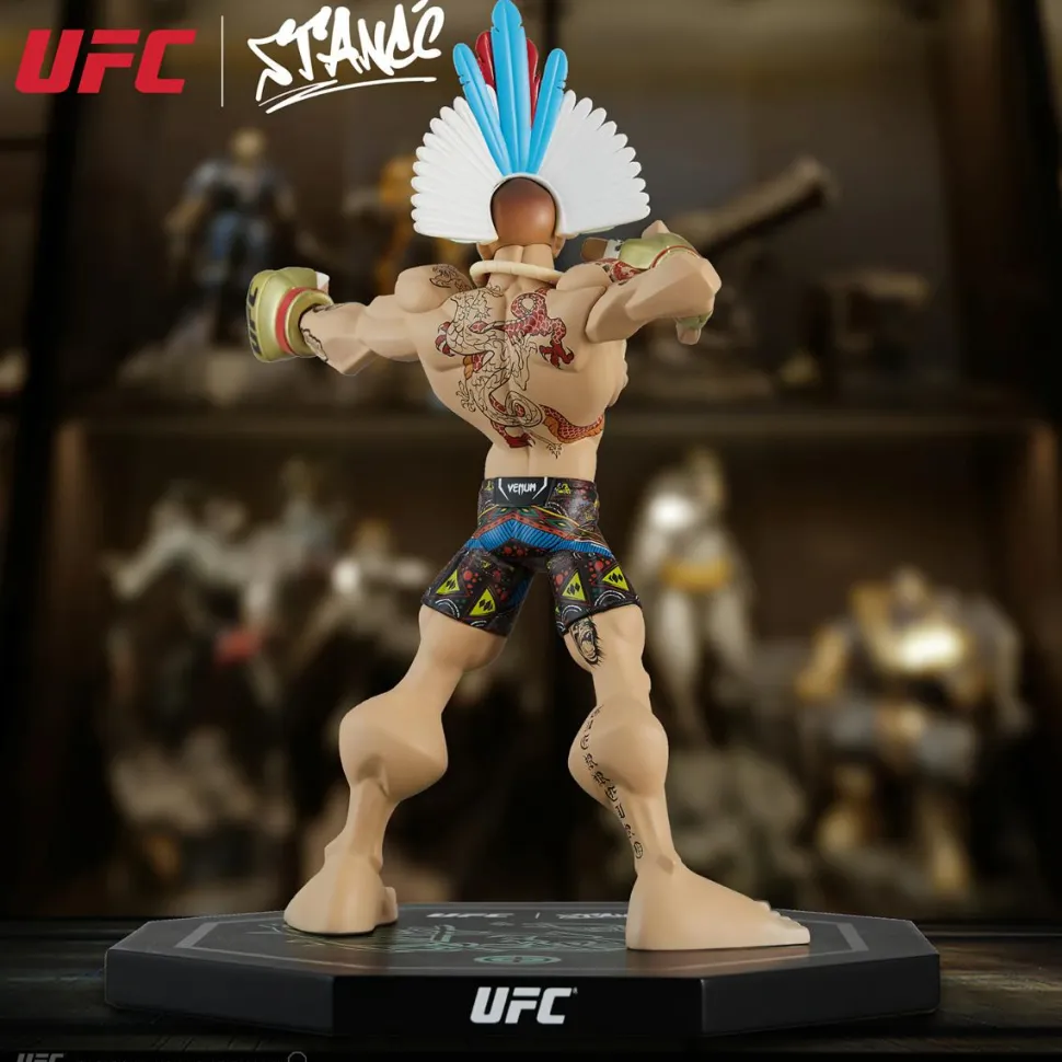 UFC - Alex Pereira Bow & Arrow Tribal Pose with Headdress Limited Edition 11" Vinyl Figure by Tracy Tubera