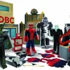 Ultimate Spider-Man - Battle at Oscorp Deluxe Papercraft Set