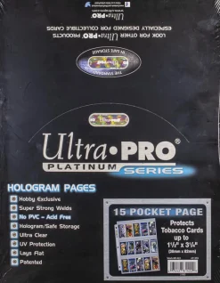 Ultra Pro - 15 Pocket Pages Card Album Sleeves Box (Display of 100)