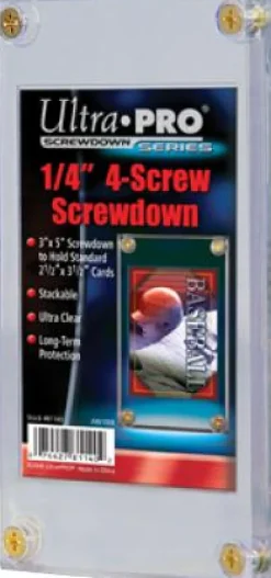 Ultra Pro - 1/4” Thick 4-Screw Screwdown Card Protector