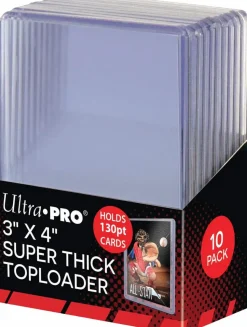 Ultra Pro - 3" x 4" 130pt Toploader 10-Pack