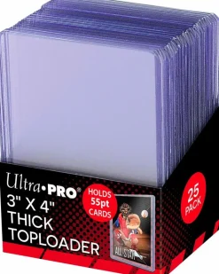 Ultra Pro - 3” x 4” Thick 55pt Card Top Loader (25 Count)
