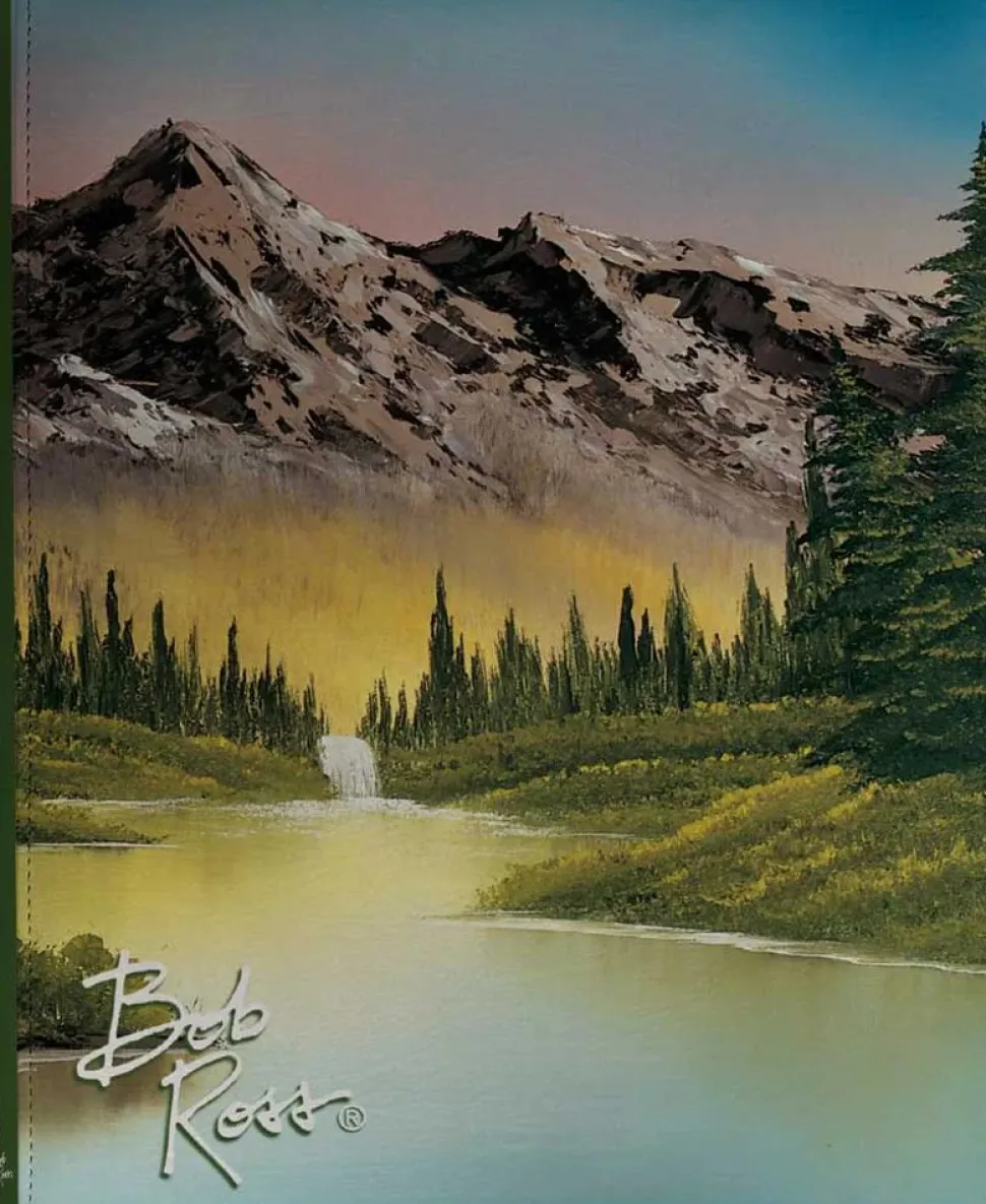 Ultra Pro - Bob Ross Mountain Retreat 9-Pocket Zippered Pro-Binder Card Album