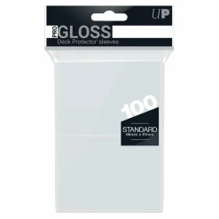 Ultra Pro - Clear PRO-Gloss Standard Deck Protector Sleeves (100 Count)