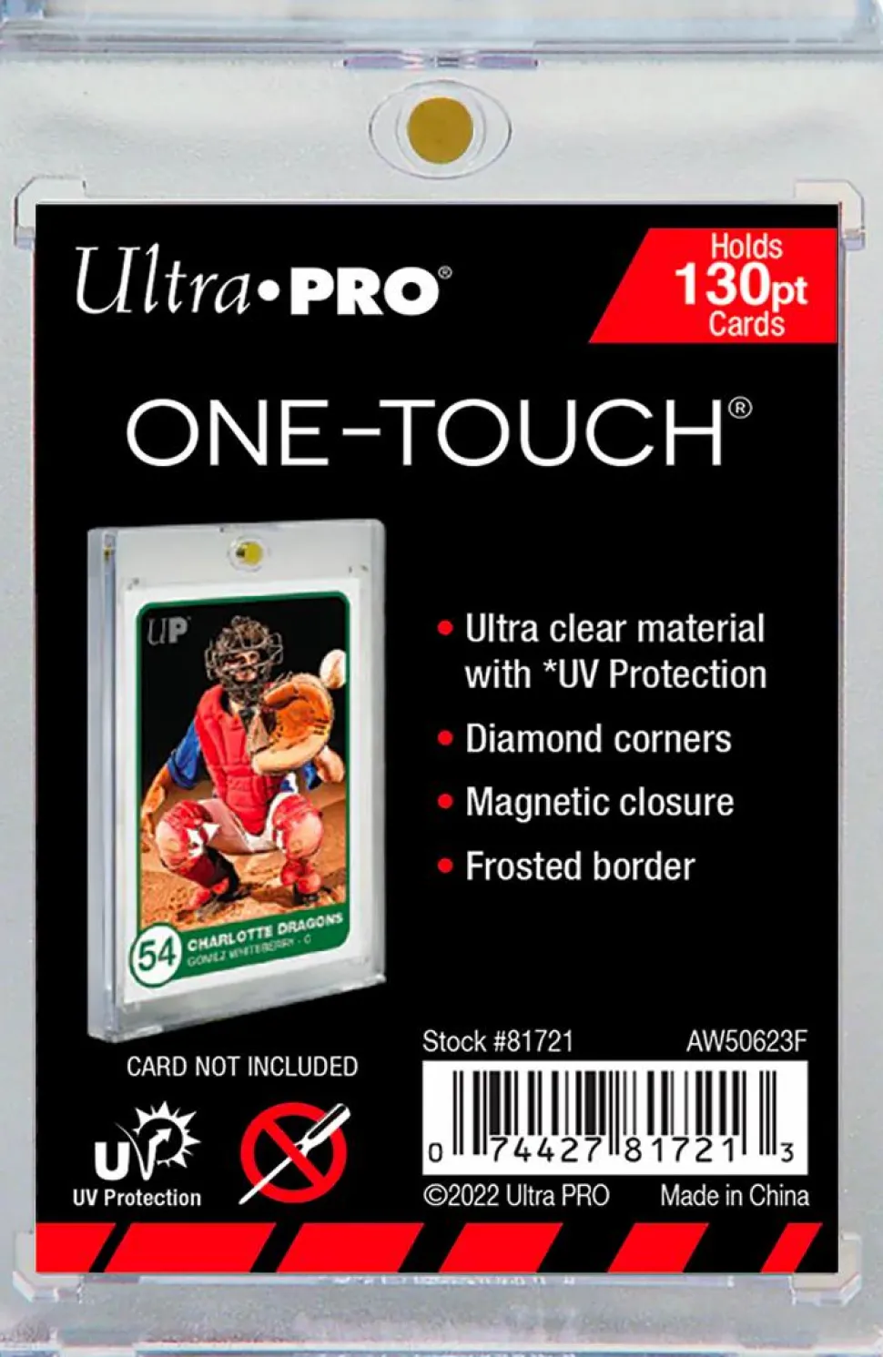 Ultra Pro - Clear 130pt Magnetic UV One-Touch Card Holder