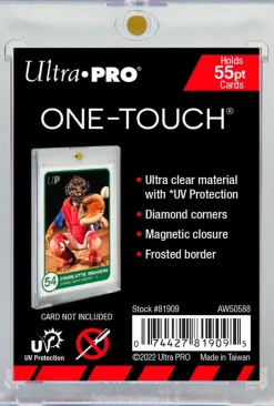Ultra Pro - Clear 55pt Magnetic UV One-Touch Card Holder