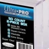Ultra Pro - 2-Piece 50 Count Clear Card Storage Box 2-Pack