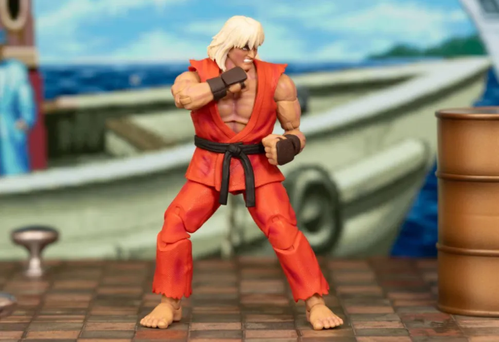 Ultra Street Fighter II: The Final Challengers - Violent Ken Deluxe 1/12th Scale Action Figure (2024 SDCC Exclusive)
