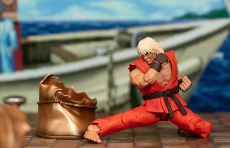 Ultra Street Fighter II: The Final Challengers - Violent Ken Deluxe 1/12th Scale Action Figure (2024 SDCC Exclusive)