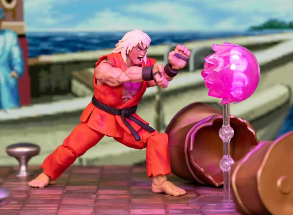 Ultra Street Fighter II: The Final Challengers - Violent Ken Deluxe 1/12th Scale Action Figure (2024 SDCC Exclusive)
