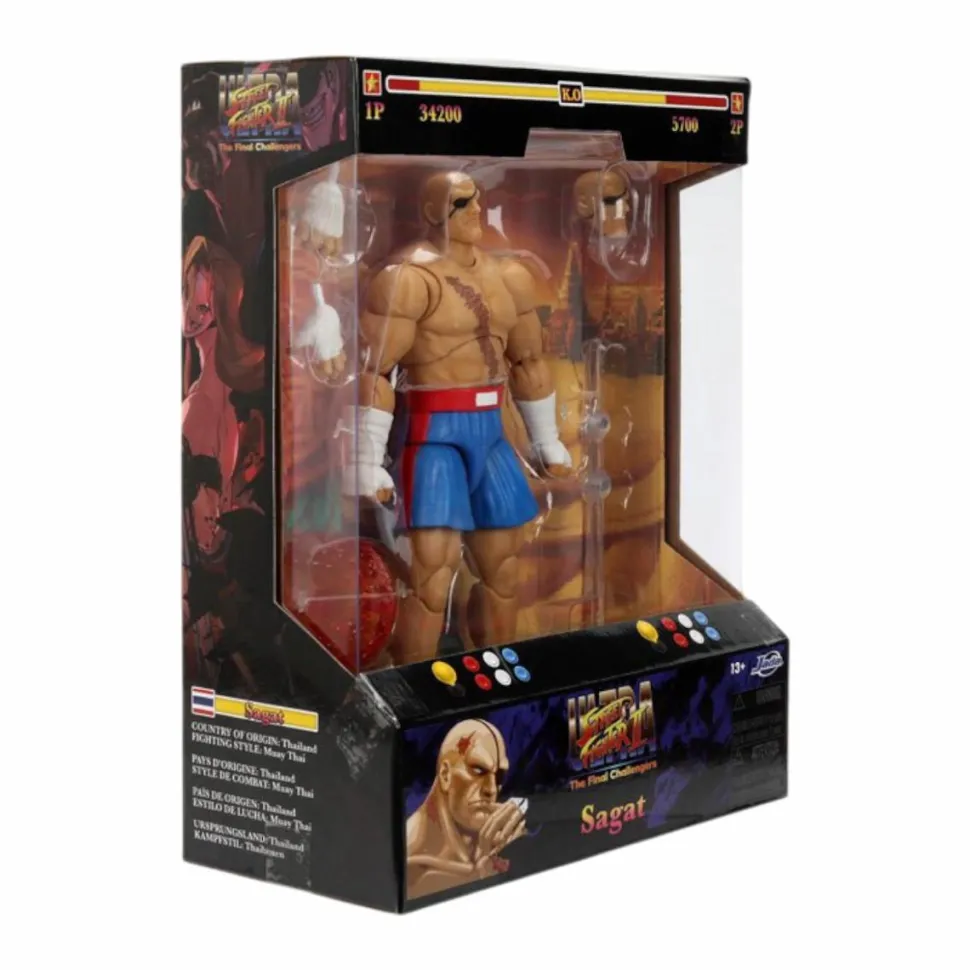Ultra Street Fighter II: The Final Challengers - Sagat 1/12th Scale Action Figure