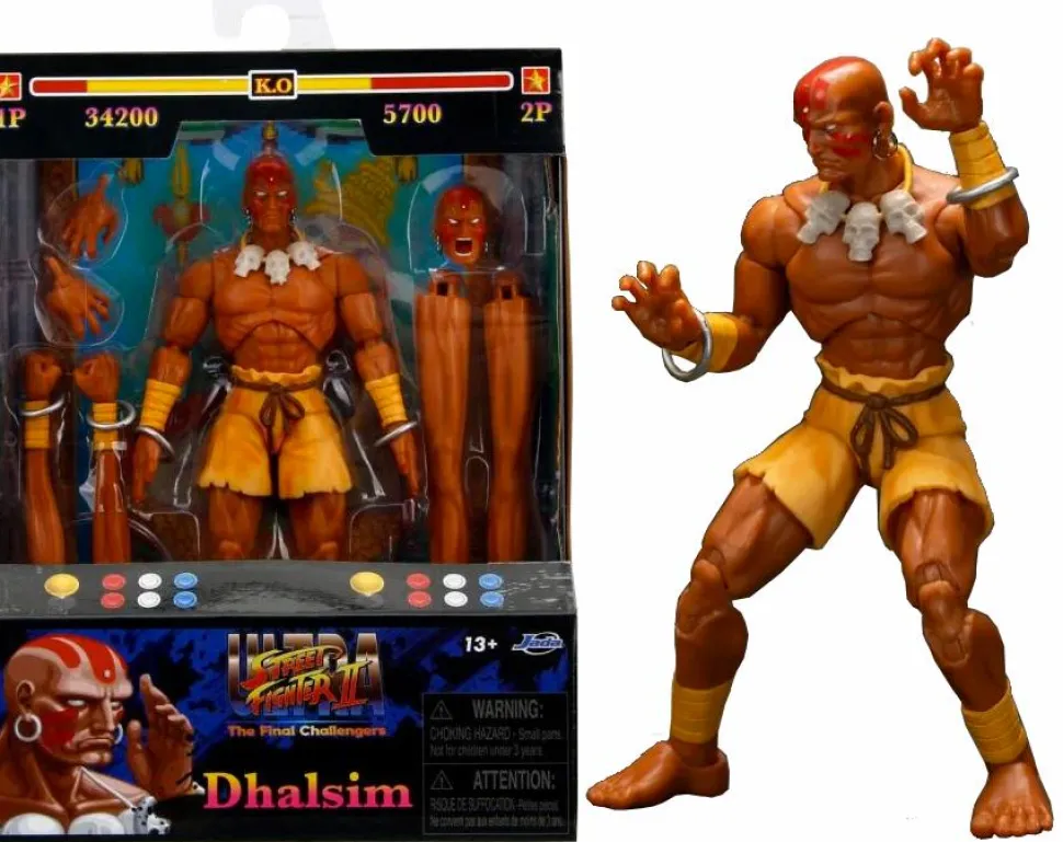 Ultra Street Fighter II: The Final Challengers - Dhalsim 1/12th Scale Action Figure